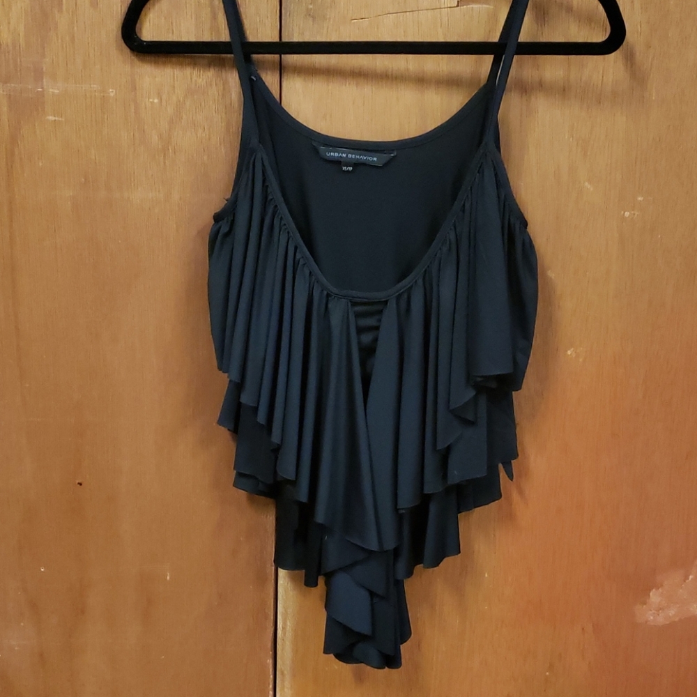 Urban Behavior Ruffled Tank Top